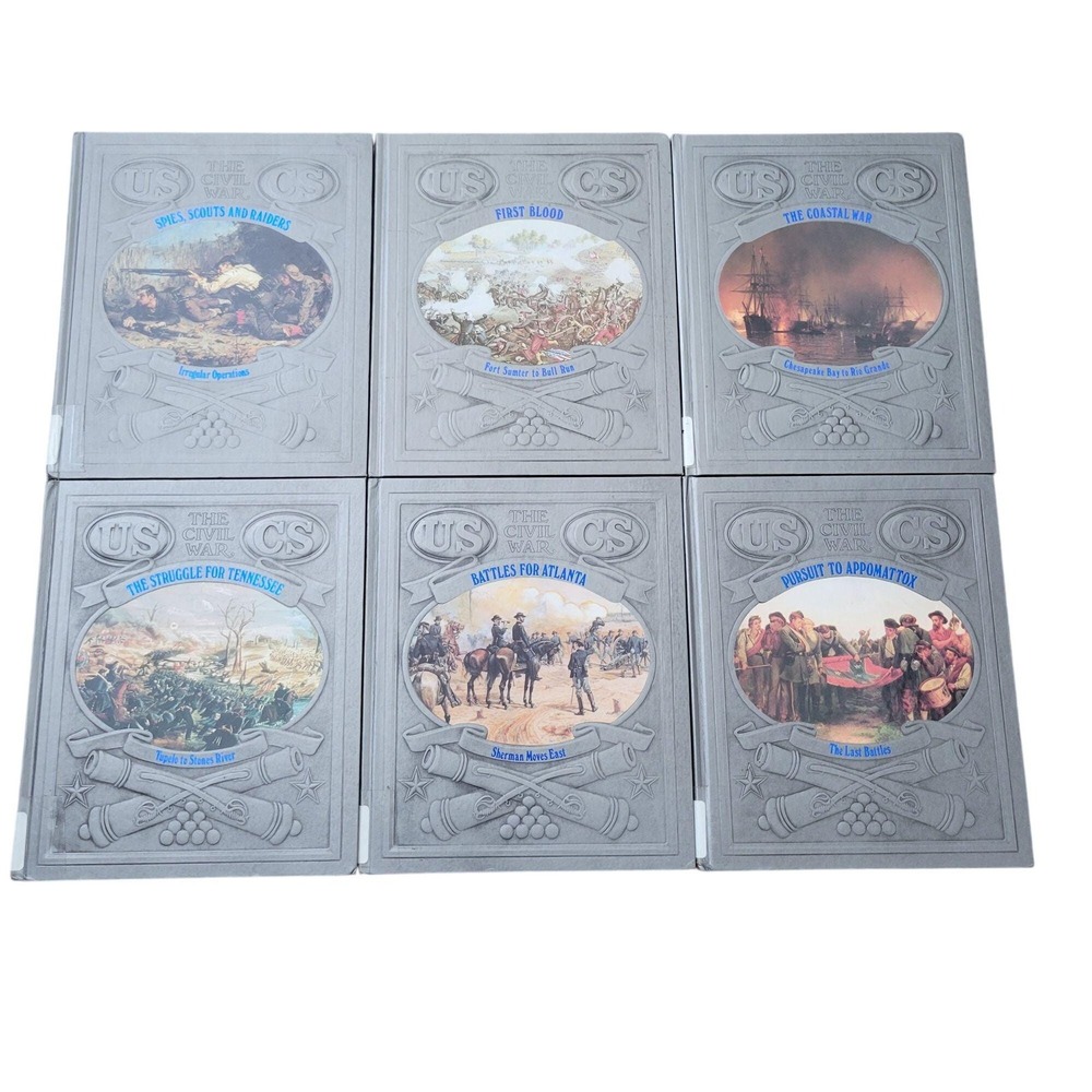 6 The Civil War Time Life Books Lot Set History Home School Educational Teacher